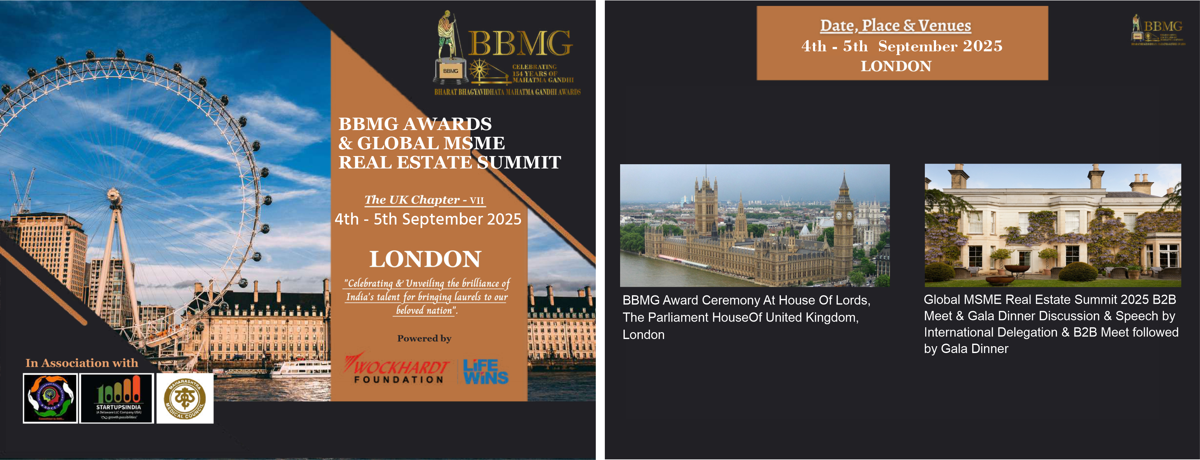BBMG Award - Bharat Bhagyavidhata Mahatma Gandhi Award